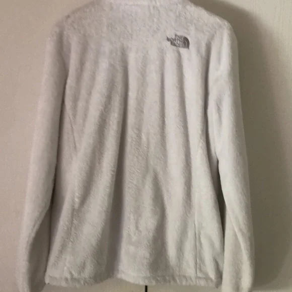 The north face Sherpa white zip up drawstring jacket - Picture 7 of 10